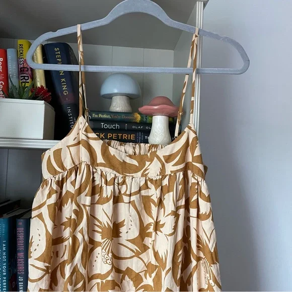 Madewell Linen-Blend Cami Midi Dress in Tropicale Floral - Picture 7 of 13